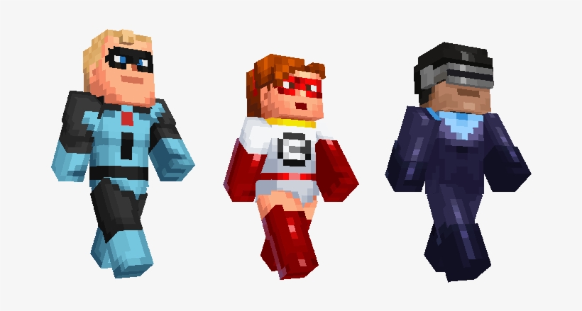 The Incredibles Skin Pack Is Out Today You Can Find - Elastigirl Minecraft Skin, transparent png