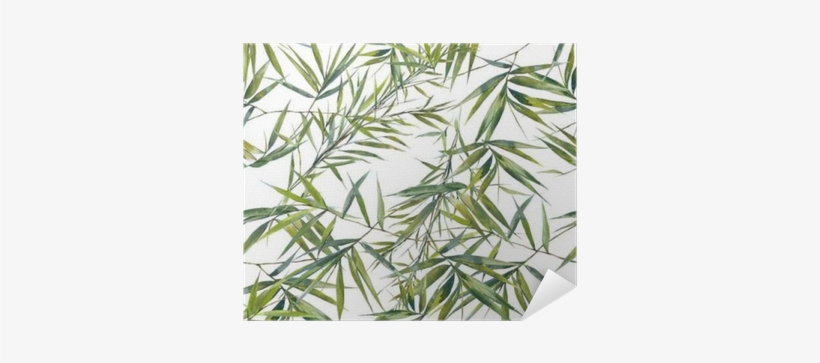 Watercolor Illustration Of Bamboo Leaves , Seamless - Blanc Naturals Anti Aging Vitamin C Serum Boo, Green, transparent png