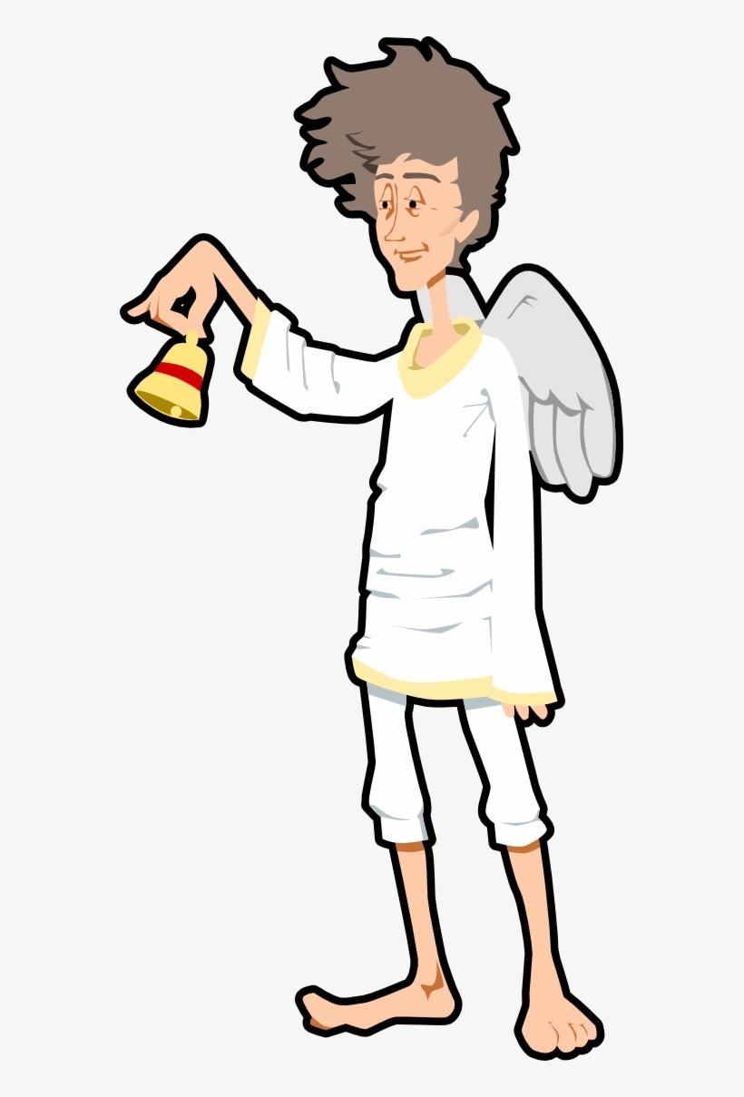 Ornament Angel Bell Xmas Christmas 555px - Clip Art, transparent png