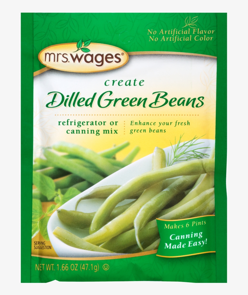 Wages® Dilled Green Beans - Mrs. Wages Dilled Green Beans Refridgerator Or Canning, transparent png