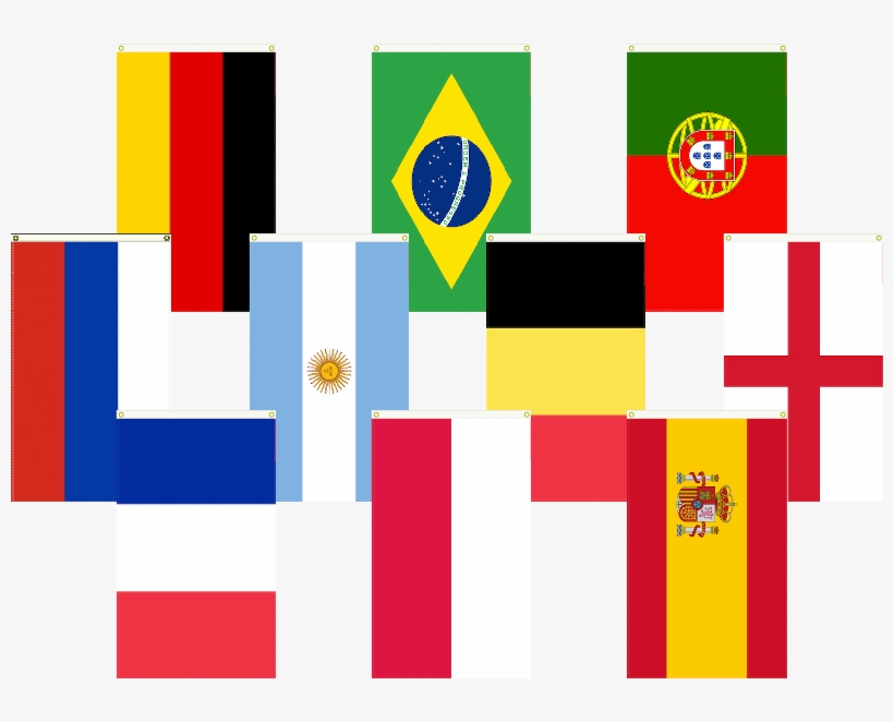 World Cup Flag Pack - Portugal Flag, transparent png