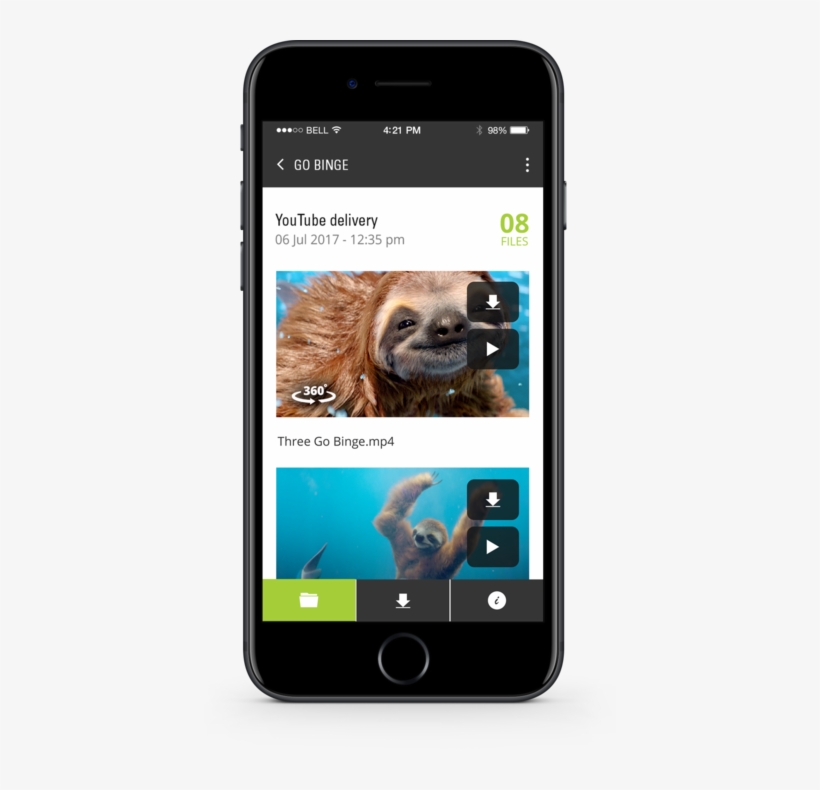 Download Or Stream Your Assets To View On The Go - Jpeg, transparent png