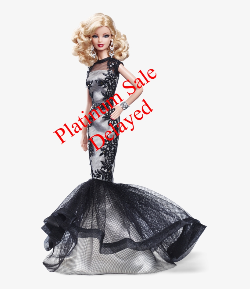 Apparently Even Valium Wasn't Enough To Carry The Day - Classic Evening Gown Barbie Doll Platinum Label, transparent png