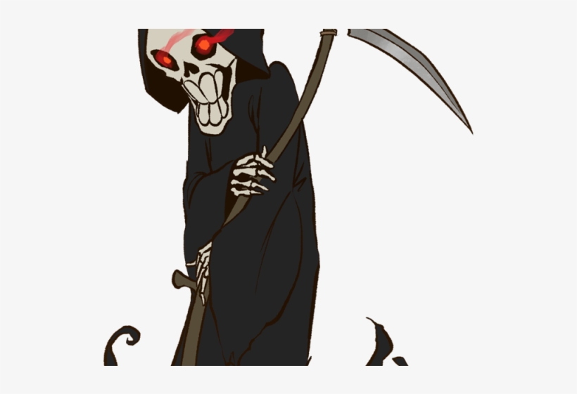 Grim Reaper Clipart Door - Clip Art, transparent png