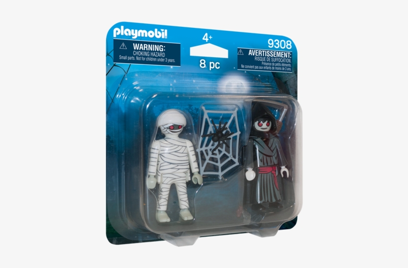 Mummy & Grim Reaper Duo Pack - Playmobil 9308, transparent png