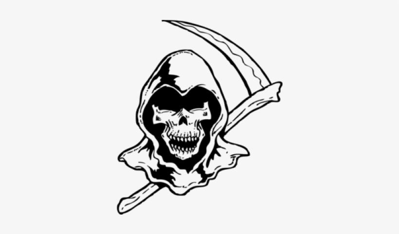 Grim Reape - Motorcycle Gas Tank Vector, transparent png