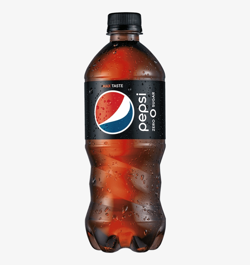 Pepsi Zero Bottle - Pepsi Zero Sugar, transparent png