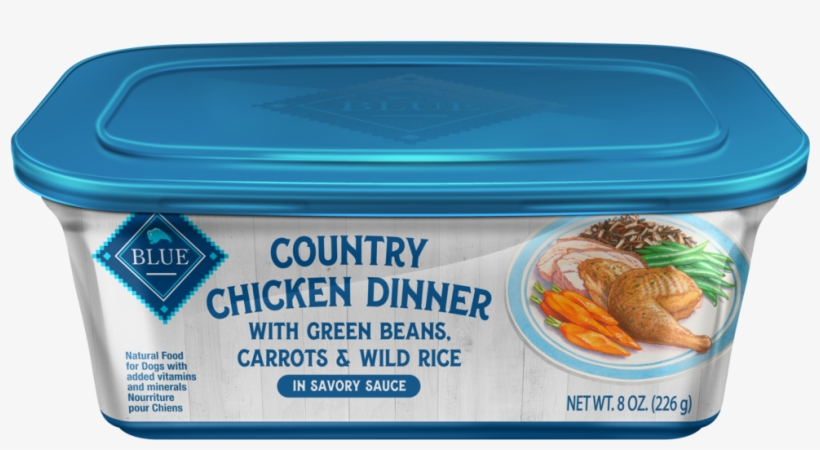 Blue Buffalo Country Chicken Dinner With Green Beans, - Blue Food For Dogs, Braised Beef Dinner,, transparent png