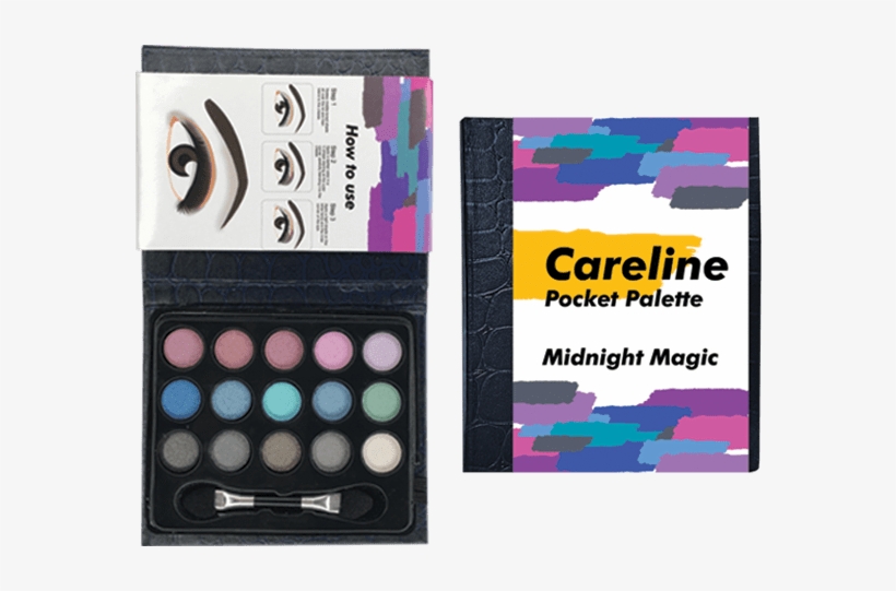 Pocket Palette Eyeshadow - Careline Eyeshadow Palette Ph, transparent png