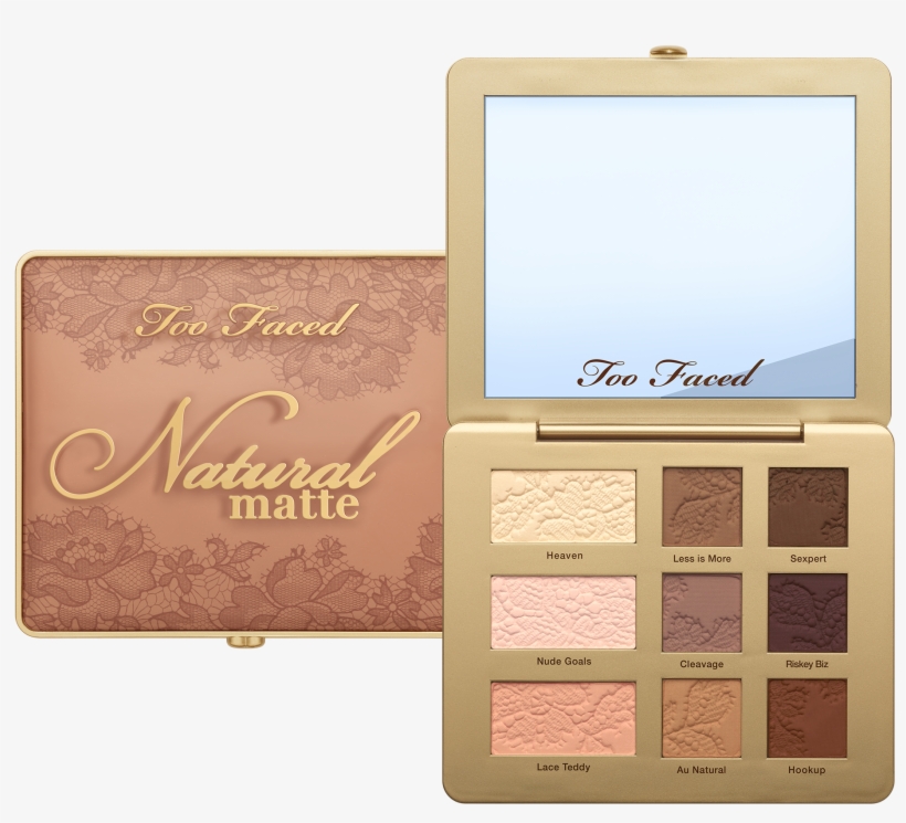 Neutral Eyeshadow Natural Eyes Shadow Palette Too Faced - New Too Faced Natural Matte Palette, transparent png