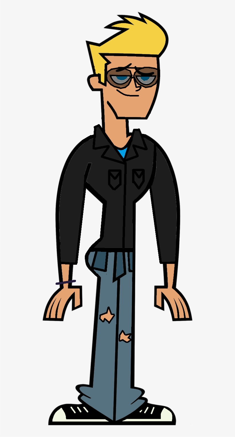 Jarrod Leather Jacket - Drama Total Isla Pahkitew Topher, transparent png