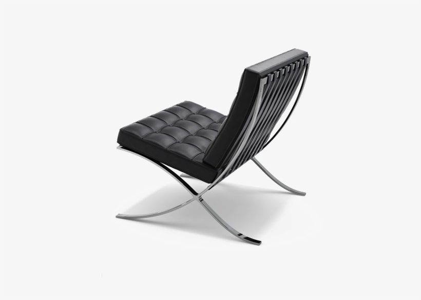 Barcelona Chair Png File - Knoll Barcelona Chair, Volo Parchment, One Size, transparent png