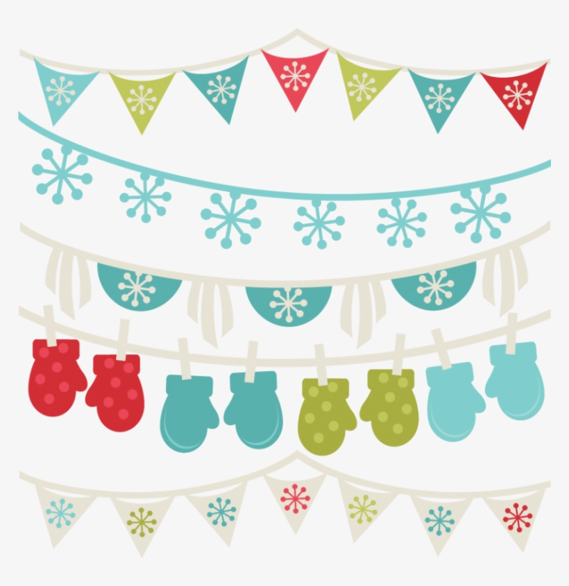 Free Winter Clipart Borders Winter Banners Svg Winter - Clipart Winter Banners, transparent png