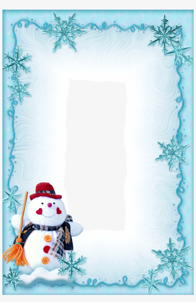 Christmas Frames, Christmas Snowman, Christmas Cards, - Christmas Background For Letters, transparent png
