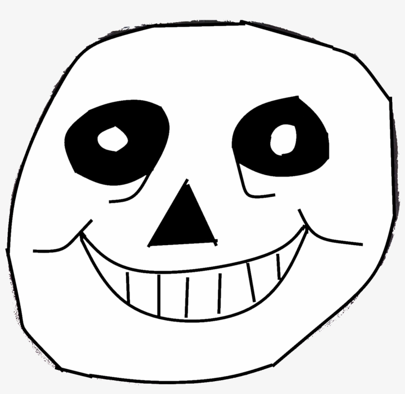 I Drew Sans From Undertale - Entertainment, transparent png