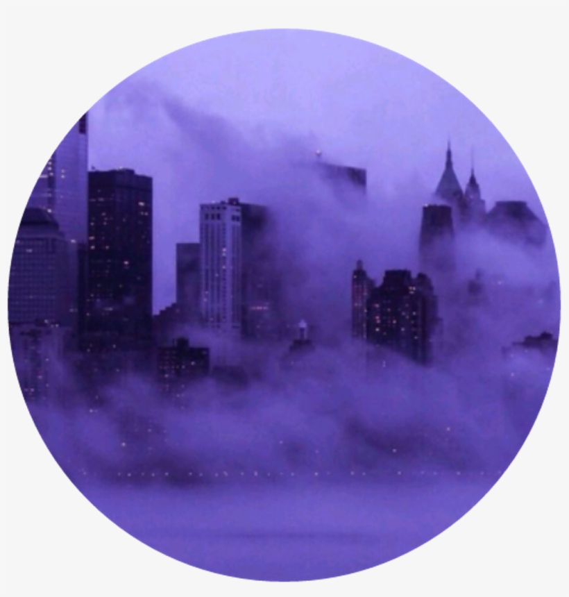 Aesthetic Circle Purple Skyline Cute Needs Cocaine When Human Emotions 1024x1024 Png Download Pngkit