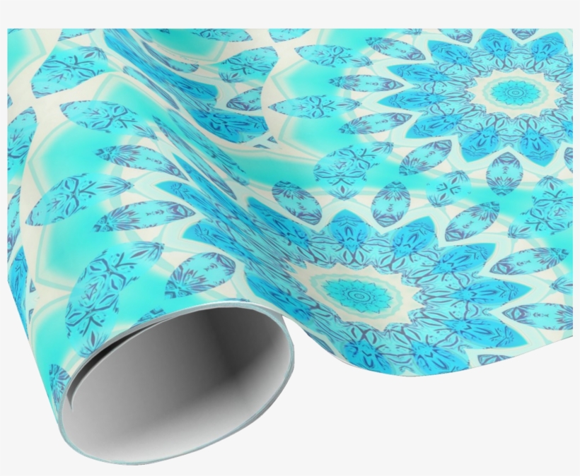 Blue Ice Goddess Crystals Of Love Mandala - Gift Wrapping, transparent png