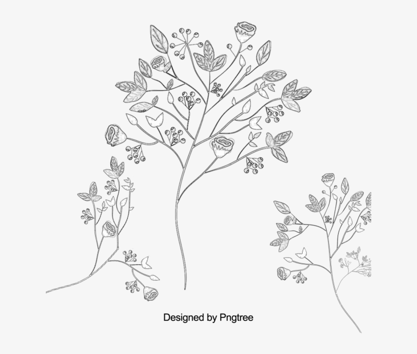 Cartoon Hand-painted Abstract Flowers, Cartoon, Hand - Painting, transparent png