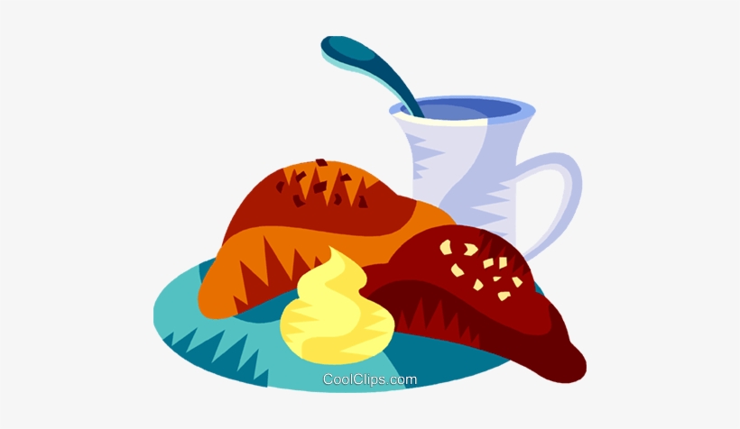 French Breakfast Royalty Free Vector Clip Art Illustration - French Breakfast Clip Art, transparent png