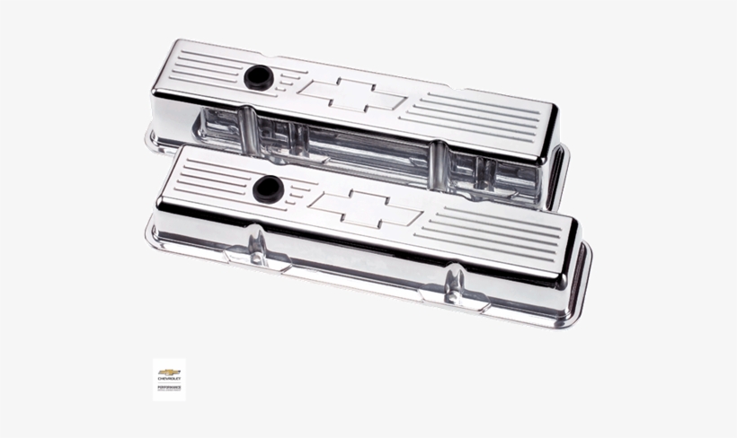 Bowtie - Billet Specialties Small Block Chevy Bowtie Polished, transparent png