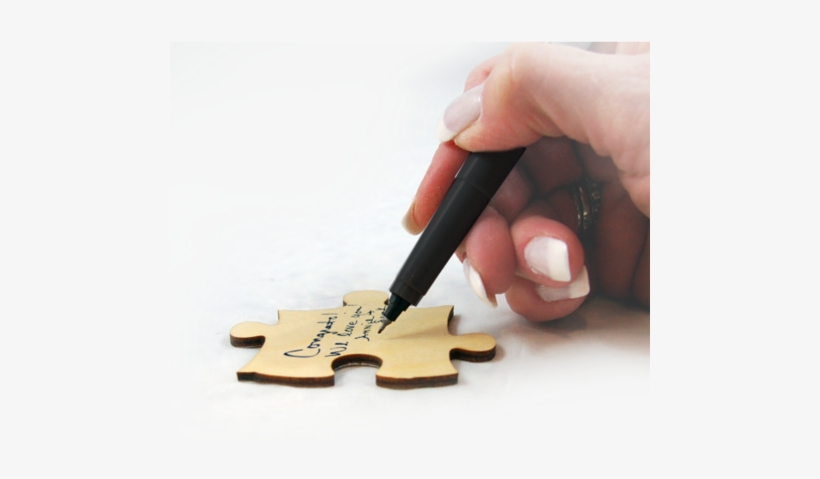 Guest Book Puzzles Are A Unique Alternative To The - Wood, transparent png