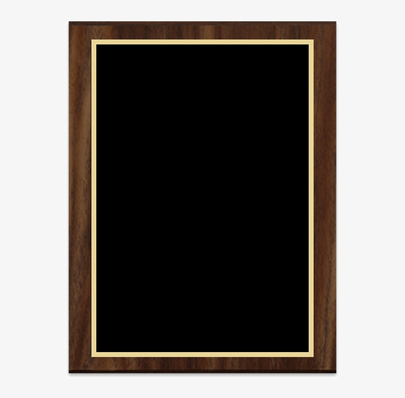 Blank Simulated Walnut Plaque - Picture Frame, transparent png