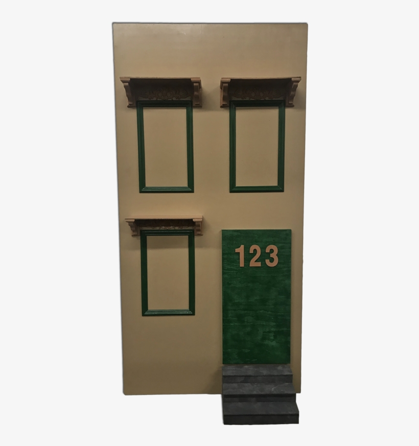 Sesame Street Front House - House, transparent png