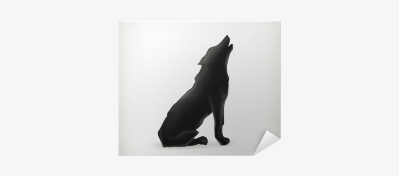 Silhouette Wolf, transparent png