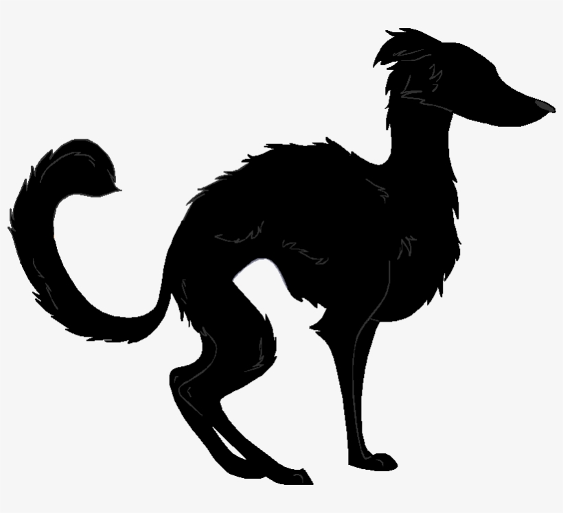 Borzoi Silhouette By Erudi On Clipart Library - Longdog, transparent png