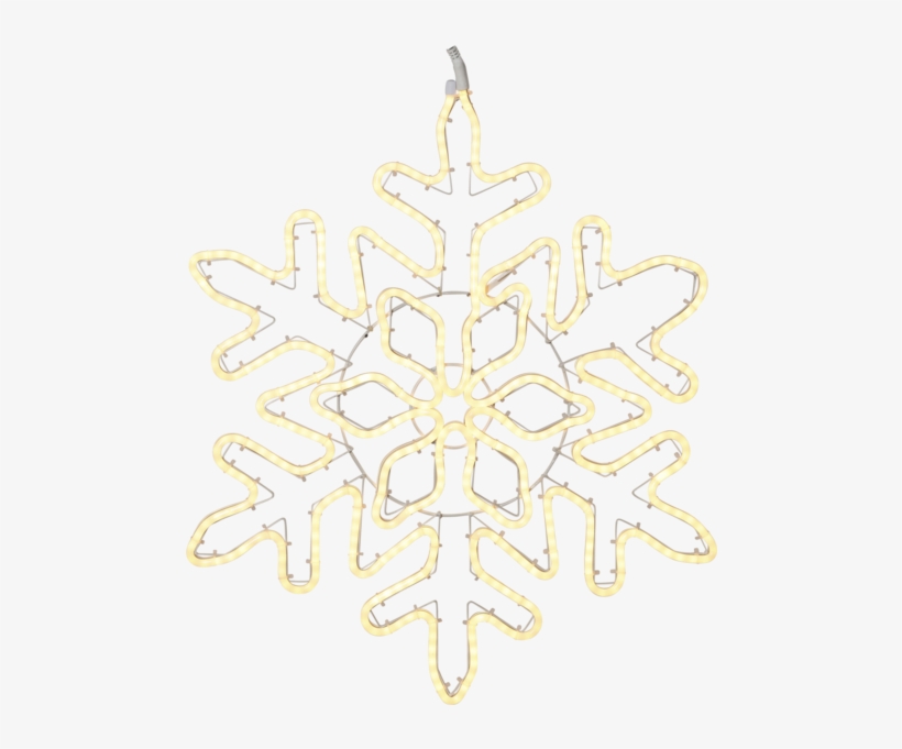 Silhouette Neoled - Závěsná Svítící Led Dekorace Best Season Neoled Snowflake, transparent png