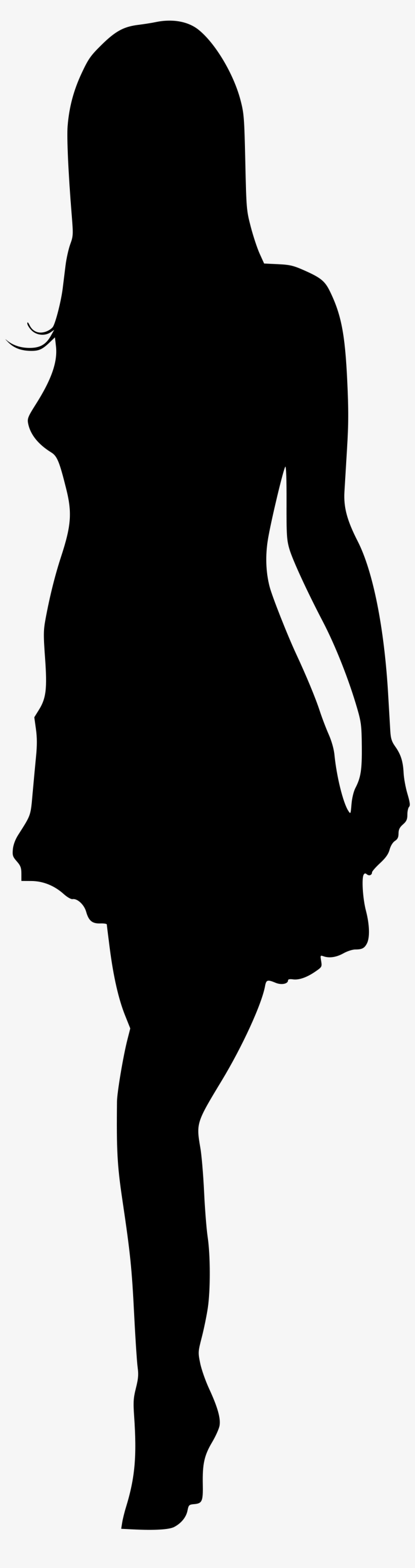 Open - Female Silhouette, transparent png