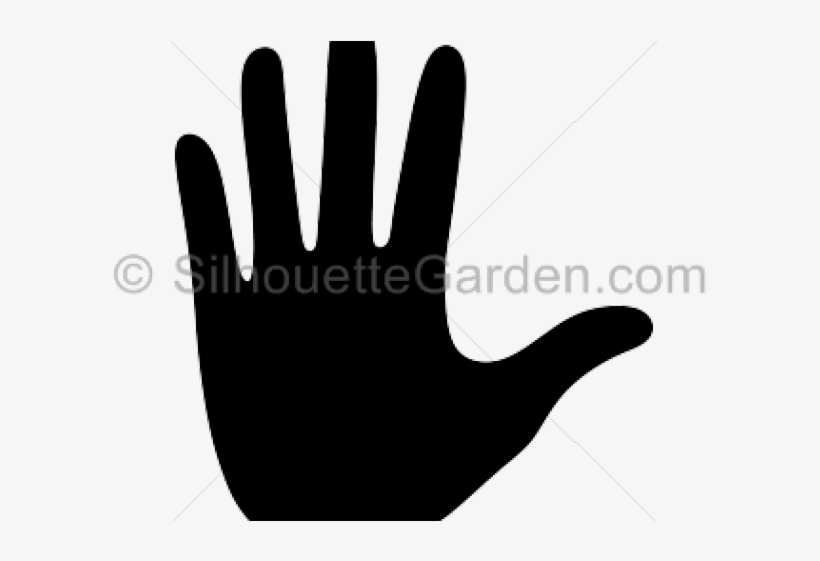 Hand Silhouette - Sign, transparent png