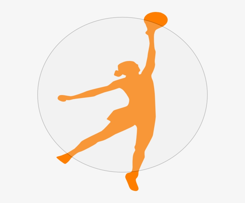 Basketball Vector Netball - Netball Clip Art Colour, transparent png