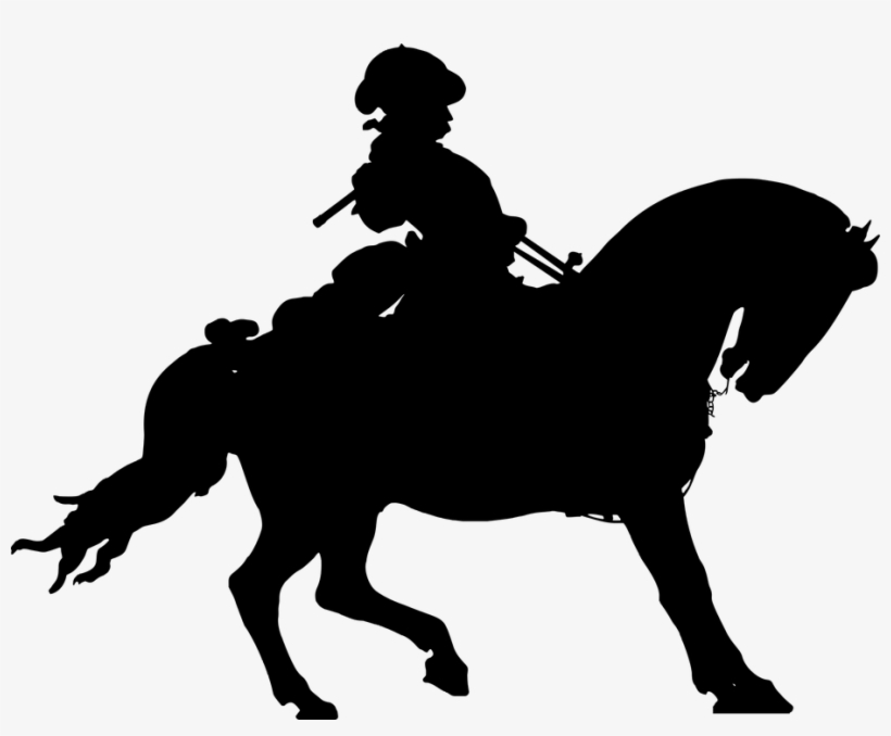 Free Png Cowboy Rider Silhouette Png Images Transparent - Silhouette Of Man On Horse, transparent png
