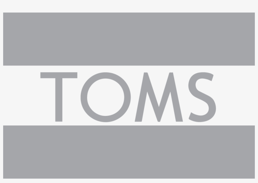 Logo Toms Grey Png Business Woman Silhouette Png - Toms Logo Black And White, transparent png