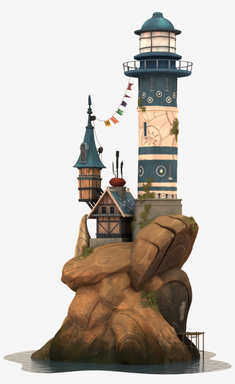 'le Phare' 3d Model Based On Concept Art By Pierre - 3d Modeling, transparent png