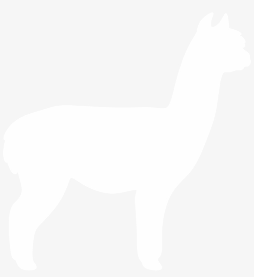 Alpaca Silhouette By Paperlightbox - Alpaka Silhouette, transparent png