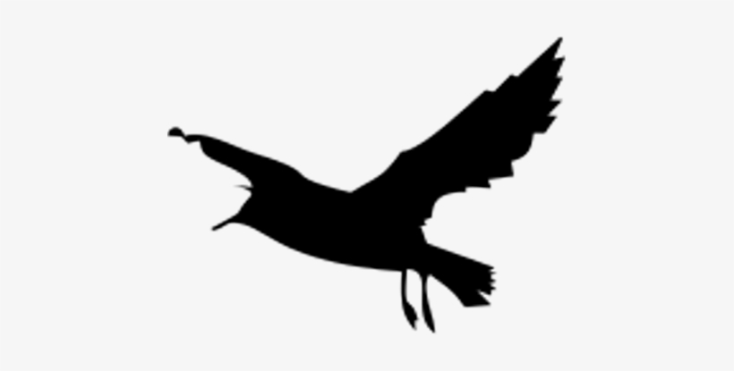 Bird Sticker - Птица Силуэт Пнг, transparent png