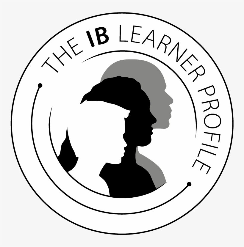 Ib Learner Profile Black And White - Ib Learner Profile Logo, transparent png