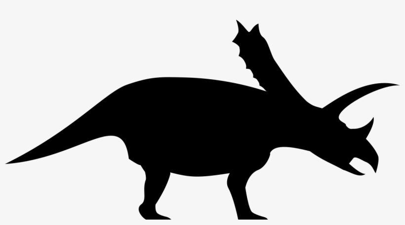 Dinosaur Svg Silhouette - Pentaceratops Tamaño, transparent png