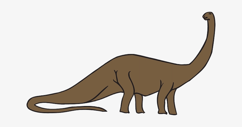 Dinosaur Silhouette Png - Brachiosaurus Clipart, transparent png