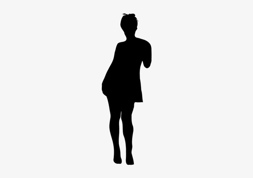 8236 Little Girl Silhouette Clip Art Free Public Domain - Bighorn Ram (endangered Species), transparent png