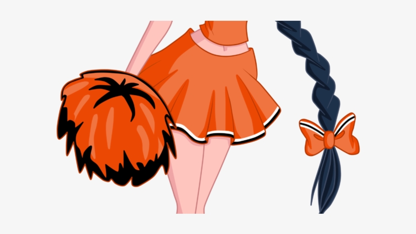 See Here Cheerleader Clipart Silhouette Free Images - Portable Network Graphics, transparent png