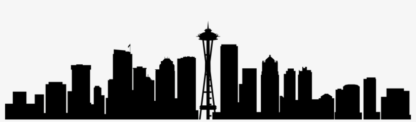 Seattle Skyline Silhouette Png - Seattle Skyline Silhouette, transparent png
