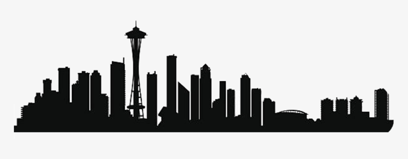 Seattle Spaceneeddle Cityofseattle Washington Freetoedit - Seattle Skyline Silhouette Png, transparent png