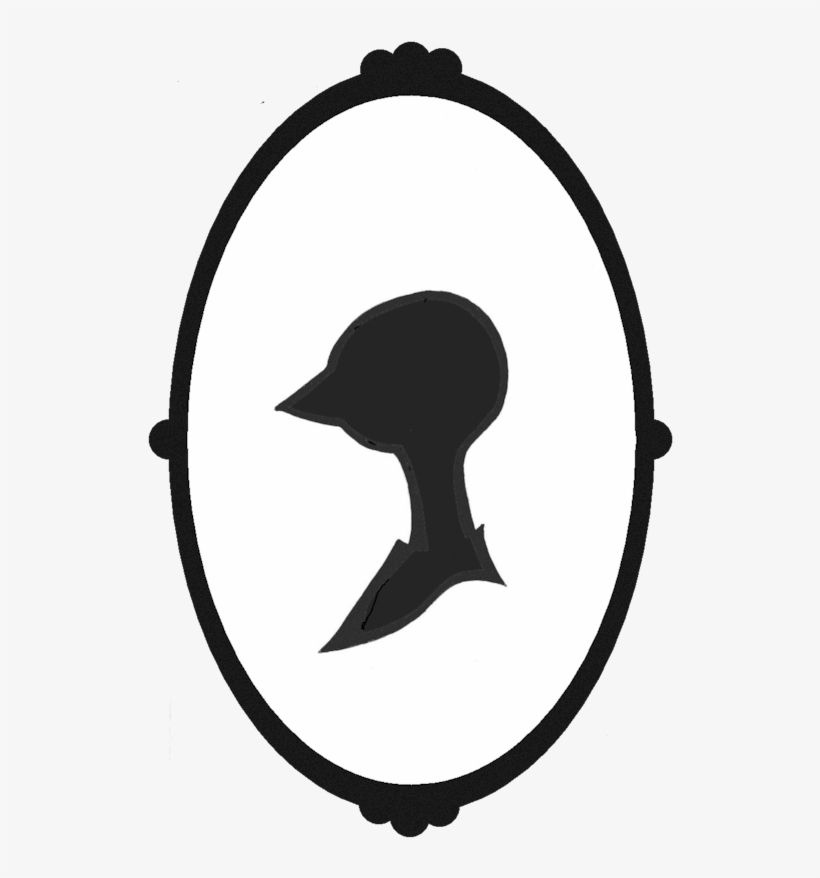 Bunny Silhouette Portrait By Bitterest On Clipart Library - Silhouette, transparent png