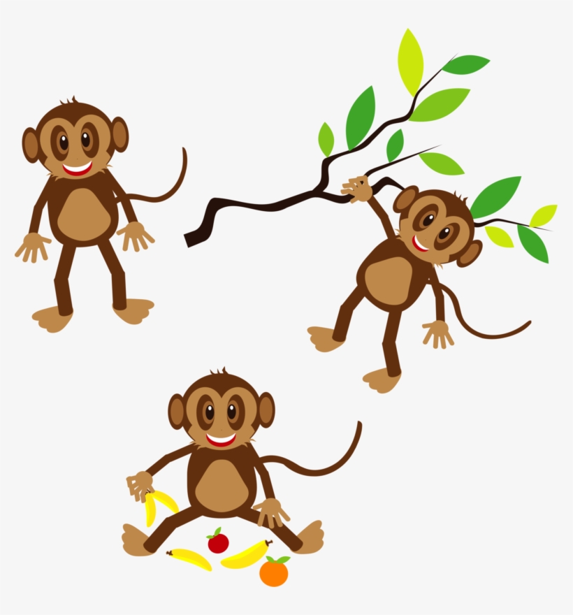 80 Free Monkey Clipart Black And White Images 【2018】 - Monkeys Clipart, transparent png