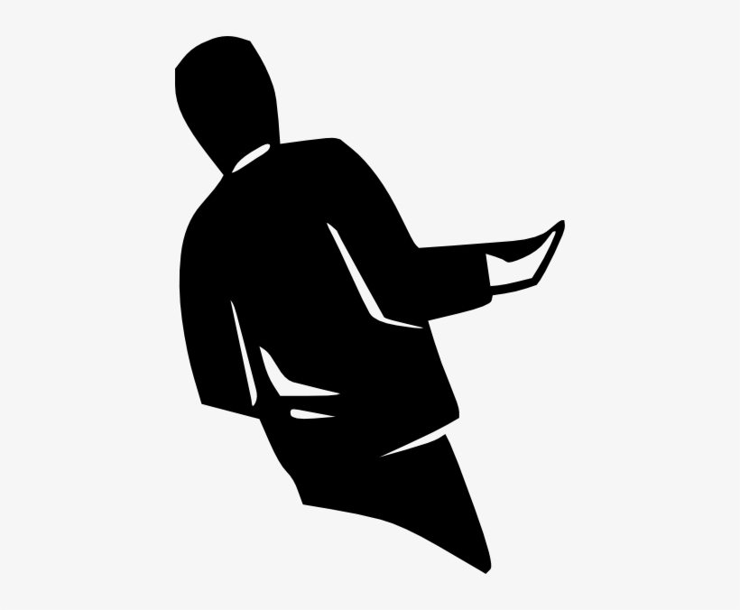 How To Set Use Person Standing Silhouette Clipart, transparent png