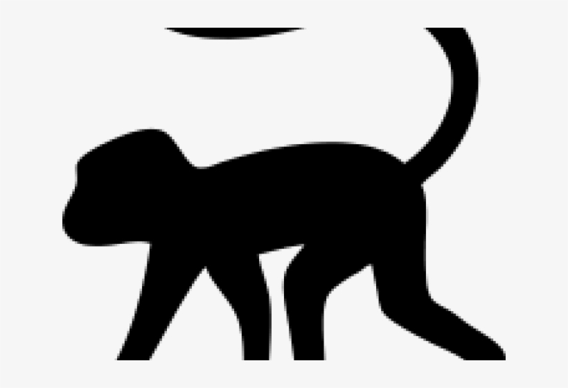 Monkey Silhouette - Silhouette, transparent png