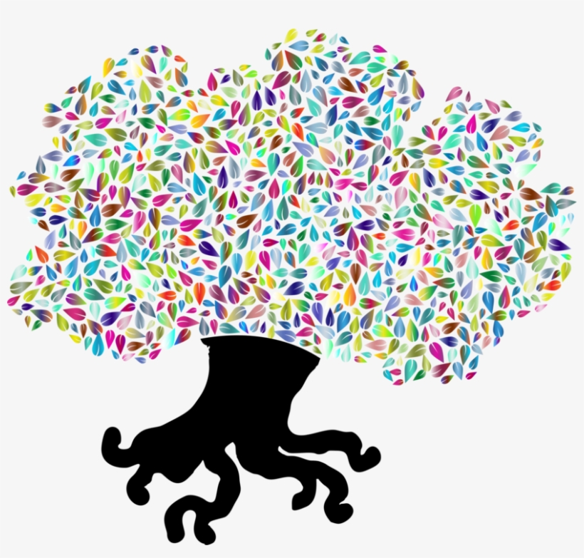 Tree Silhouette Leaf Art - Clip Art, transparent png